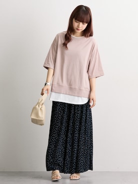 nissen Ladies Modelsさん（レディース・154cm）の夏コーディネート