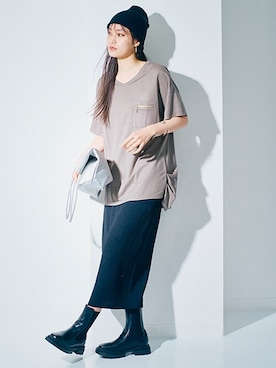 nissen Ladies Modelsさん（レディース・167cm）の春コーディネート