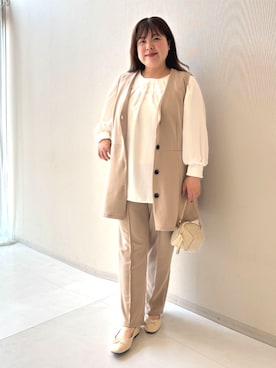 nissen Ladies Modelsさん（レディース・158cm）の春コーディネート