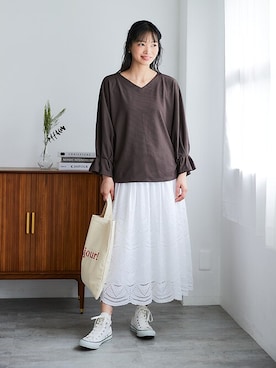 nissen Ladies Modelsさん（レディース・164cm）の夏コーディネート