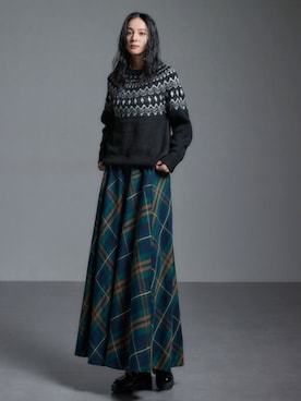 「nissen（ニッセン）のアイテム」を使った、nissen Ladies Modelsさん（レディース・168cm）の秋コーディネート