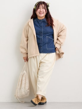nissen Ladies Modelsさん（レディース・158cm）の秋コーディネート
