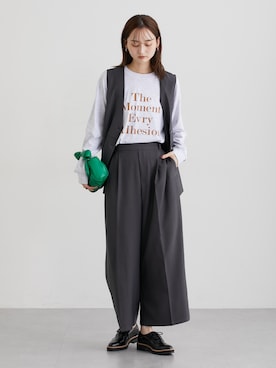 「nissen（ニッセン）のアイテム」を使った、nissen Ladies Modelsさん（レディース・169cm）の秋コーディネート