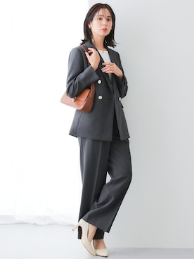 「アイテム（フォーマルスーツ/小物）」を使った、nissen Ladies Modelsさん（レディース・167cm）の夏コーディネート