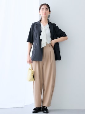 nissen Ladies Modelsさん（レディース・167cm）の春コーディネート