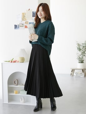 nissen Ladies Modelsさん（レディース・167cm）の冬コーディネート