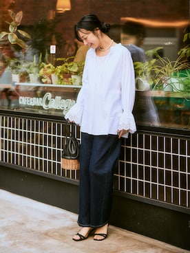 「レディースファッション」｜nissen Ladies Modelsさん（レディース・167cm）の春コーディネート