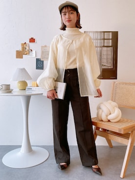 nissen Ladies Modelsさん（レディース・158cm）の冬コーディネート