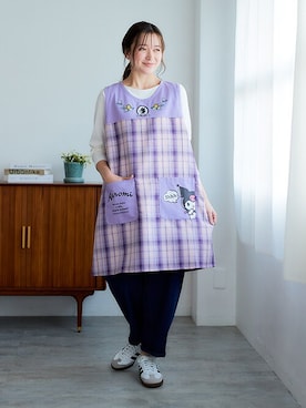 「アイテム（エプロン）」を使った、nissen Ladies Modelsさん（レディース・164cm）の冬コーディネート