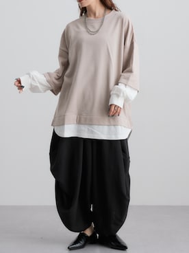 「nissen（ニッセン）のアイテム」を使った、nissen Ladies Modelsさん（レディース・154cm）の秋コーディネート