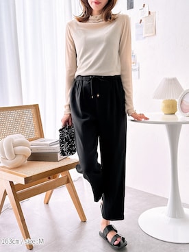 nissen Ladies Modelsさん（レディース・163cm）の春コーディネート