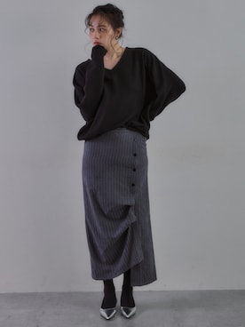 「nissen（ニッセン）のアイテム」を使った、nissen Ladies Modelsさん（レディース・166cm）の秋コーディネート