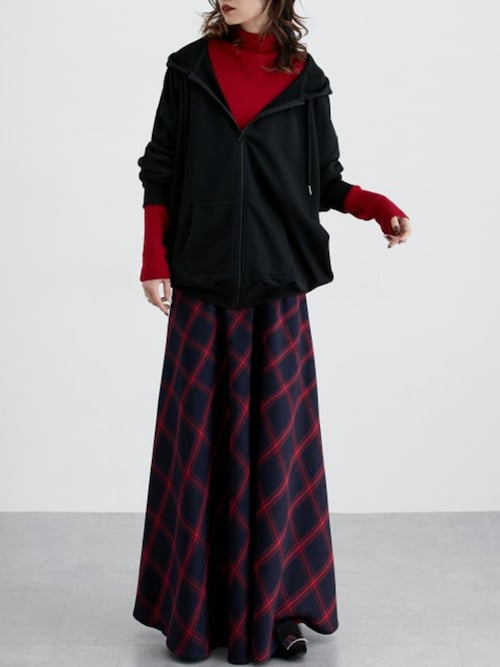 セール】ガーゼ裏毛 オーバーサイズZIPパーカー［Soiunique