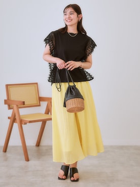 ​GASA＊　袖レース カットソー 忍ばせレース 」 レース 袖 カットソー レースインナー トップス