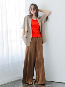 nissen Ladies Modelsさん（レディース・174cm）の春コーディネート