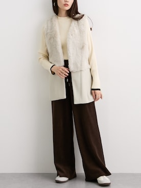 「レディースファッション」｜「アイテム（ジャケット/アウター）」を使った、nissen Ladies Modelsさん（レディース・160cm）の冬コーディネート