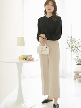 nissen Ladies Modelsさん（レディース・167cm）の秋コーディネート