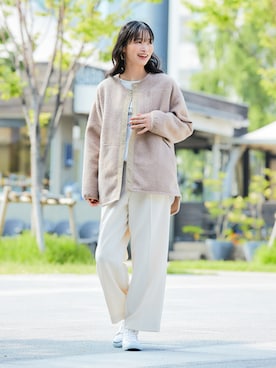 「体型カバー」｜「アイテム（チュニック）」を使った、nissen Ladies Modelsさん（レディース・164cm）の秋コーディネート