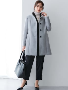 「nissen（ニッセン）のアイテム」を使った、nissen Ladies Modelsさん（レディース・167cm）の秋コーディネート