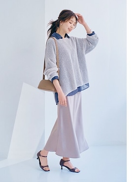 nissen Ladies Modelsさん（レディース・168cm）の春コーディネート