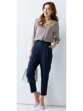 「スーツコーデ」｜nissen Ladies Modelsさん（レディース・160cm）の春コーディネート