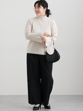 「アイテム（フォーマルスーツ/小物）」を使った、nissen Ladies Modelsさん（レディース・163cm）の秋コーディネート
