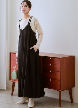 「nissen（ニッセン）のアイテム」を使った、nissen Ladies Modelsさん（レディース・160cm）の秋コーディネート