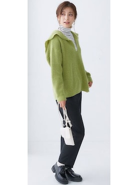 セーラーカラーニットトップス ［Soiunique］ 通販【ニッセン】
