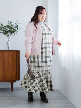nissen Ladies Modelsさん（レディース・160cm）の冬コーディネート