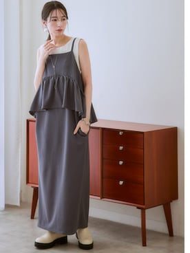 nissen Ladies Modelsさん（レディース・160cm）の秋コーディネート