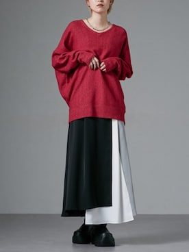 「Soiunique（スワユニーク）のアイテム」を使った、nissen Ladies Modelsさん（レディース・162cm）の秋コーディネート