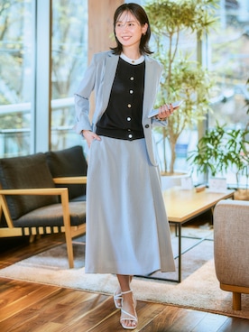 「nissen（ニッセン）のアイテム」を使った、nissen Ladies Modelsさん（レディース・167cm）の春コーディネート