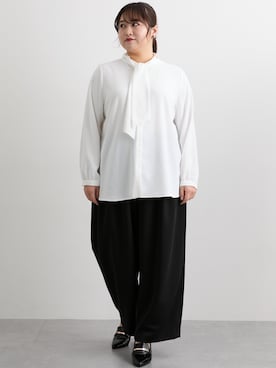 「アイテム（フォーマルスーツ/小物）」を使った、nissen Ladies Modelsさん（レディース・160cm）の冬コーディネート