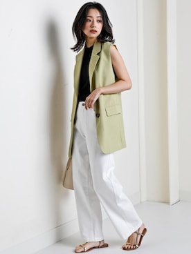 「レディースファッション」｜nissen Ladies Modelsさん（レディース・163cm）の春コーディネート