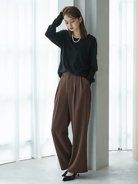 nissen Ladies Modelsさん（レディース・169cm）の秋コーディネート