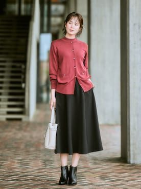 「nissen（ニッセン）のアイテム」を使った、nissen Ladies Modelsさん（レディース・167cm）の秋コーディネート