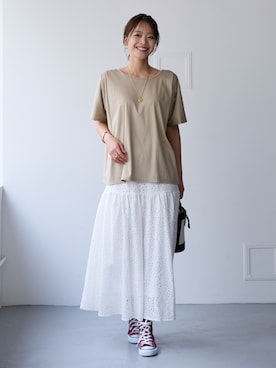 nissen Ladies Modelsさん（レディース・167cm）の夏コーディネート