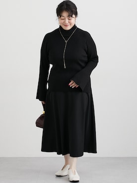 「アイテム（フォーマルスーツ/小物）」を使った、nissen Ladies Modelsさん（レディース・163cm）の秋コーディネート