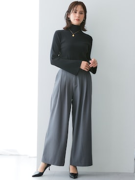 「nissen（ニッセン）のアイテム」を使った、nissen Ladies Modelsさん（レディース・167cm）の秋コーディネート