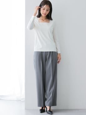 「nissen（ニッセン）のアイテム」を使った、nissen Ladies Modelsさん（レディース・167cm）の夏コーディネート