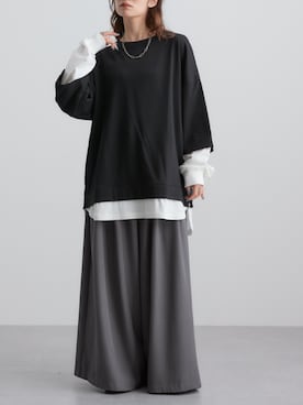 「nissen（ニッセン）のアイテム」を使った、nissen Ladies Modelsさん（レディース・154cm）の秋コーディネート