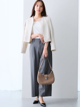 「アイテム（キャミソール）」を使った、nissen Ladies Modelsさん（レディース・165cm）の冬コーディネート