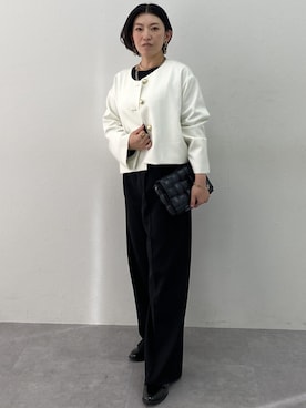 「アイテム（フォーマルスーツ/小物）」を使った、nissen Ladies Modelsさん（レディース・152cm）の秋コーディネート