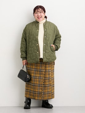 「nissen（ニッセン）のアイテム」を使った、nissen Ladies Modelsさん（レディース・158cm）の秋コーディネート