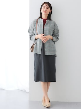 「アイテム（ジャンパースカート）」を使った、nissen Ladies Modelsさん（レディース・167cm）の夏コーディネート