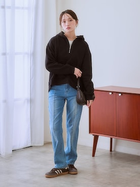 「首元ヌケ感」｜nissen Ladies Modelsさん（レディース・165cm）の秋コーディネート