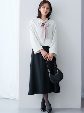 「スーツ」｜nissen Ladies Modelsさん（レディース・167cm）の秋コーディネート