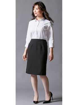 「スーツコーデ」｜nissen Ladies Modelsさん（レディース・160cm）の春コーディネート