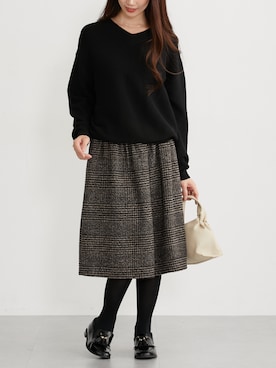 「nissen（ニッセン）のアイテム」を使った、nissen Ladies Modelsさん（レディース・160cm）の秋コーディネート