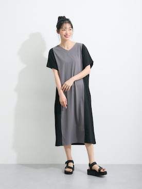 「レギュラー」｜「アイテム（サンダル）」を使った、nissen Ladies Modelsさん（レディース・164cm）の夏コーディネート